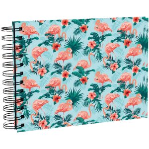 Exacompta 16702E Spiral photo album FLAMINGO Light blue...