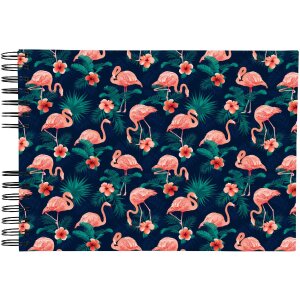 Exacompta 16703E Spiral photo album FLAMINGO 23x16 cm 50...