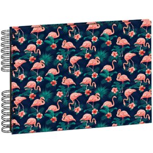 Exacompta 16703E Spiral photo album FLAMINGO 23x16 cm 50...