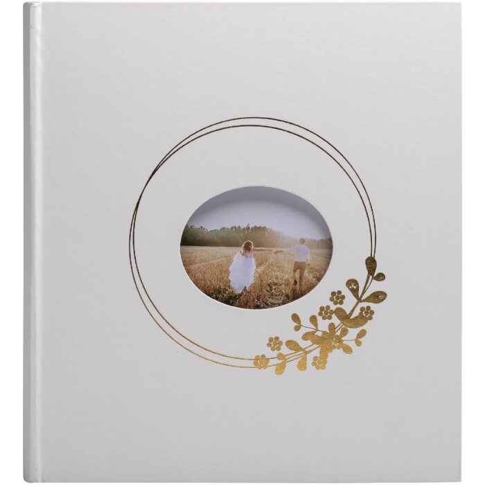 Exacompta 16732E Photo album 60 white pages Ringflower Design White