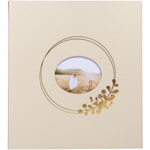 Exacompta 16733E Photo album 60 white pages Ringflower Latte