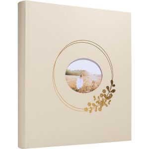 Exacompta 16733E Photo album 60 white pages Ringflower Latte