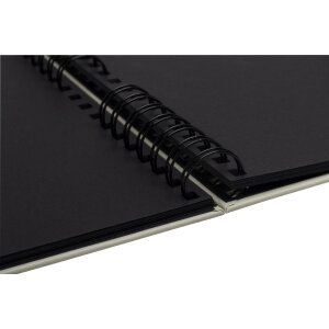 Exacompta 16824E Photo album spiral binding 32x22 cm 50 black pages light green