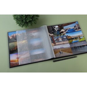 Exacompta 16981E Spiral photo album ARAMY 32x32 cm 60 pages black