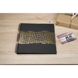 Exacompta 16981E Spiral photo album ARAMY 32x32 cm 60 pages black