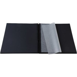 Exacompta 16981E Spiral photo album ARAMY 32x32 cm 60 pages black