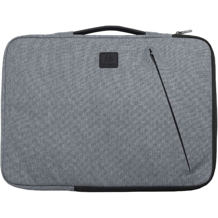 Exacompta laptop sleeve 15-16 inch business grey recycled polyester rPET