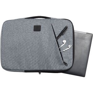 Exacompta laptop sleeve 15-16 inch business grey recycled polyester rPET