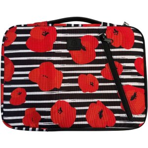 Exacompta laptop sleeve 13-14 poppy RPET water-repellent...