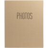 Exacompta 17602E Photo album with ring mechanism 60 black pages 32x26x4 cm Beige