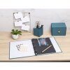 Exacompta 17603E Photo album ring mechanism 60 black pages 32x26x4cm blue-green