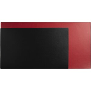 Exacompta 29121E Desk pad 35x60 cm flexible PU two-coloured black red