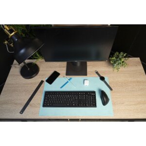 Exacompta 29122E Desk pad 35x60 cm PU two-coloured tropical blue-green