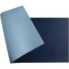 Exacompta 29124E Desk pad 35x60 cm PU two-coloured navy blue sky blue