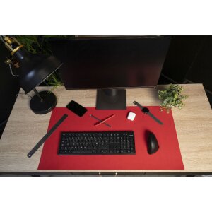 Exacompta 29141E Desk pad 40x80 cm PU two-coloured black red