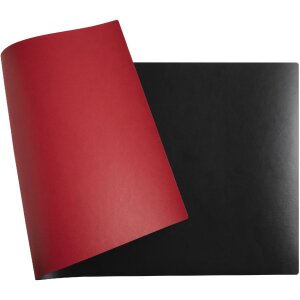 Exacompta 29141E Desk pad 40x80 cm PU two-coloured black red