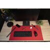 Exacompta 29141E Desk pad 40x80 cm PU two-coloured black red