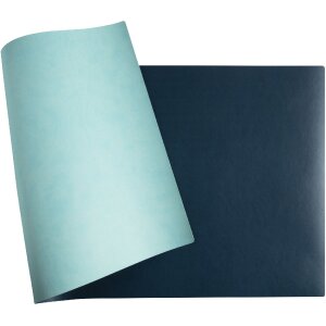 Exacompta 29142E Desk pad 40x80 cm PU two-coloured tropical blue-green