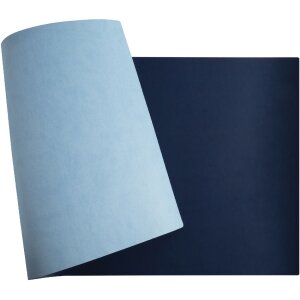 Exacompta 29164E Writing pad 43x90 cm PU two-coloured navy blue sky blue