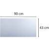 Exacompta 29640E Writing pad 50x65 cm flexible PVC Crystal Transparent