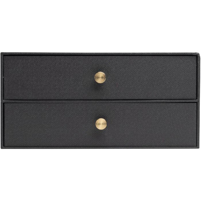 Exacompta Box 2 drawers OfficeByMe black