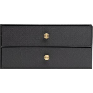 Exacompta Box 2 drawers OfficeByMe black