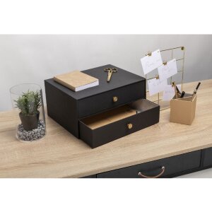 Exacompta Box 2 drawers OfficeByMe black