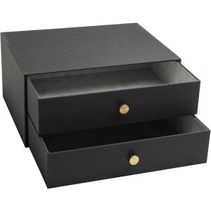 Exacompta Box 2 drawers OfficeByMe black