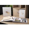 Exacompta Guestbook Ringflower White Gold trim 100 pages 27x22 cm