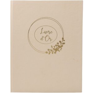 Exacompta 47633E Guestbook 100 pages gold edge Ringflower...