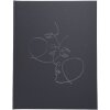 Exacompta 47688E Guestbook 100 pages 27x22cm ivory coloured black