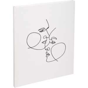 Exacompta 47689E Guestbook 100 pages silver 27x22cm ivory