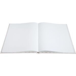 Exacompta 47689E Guestbook 100 pages silver 27x22cm ivory