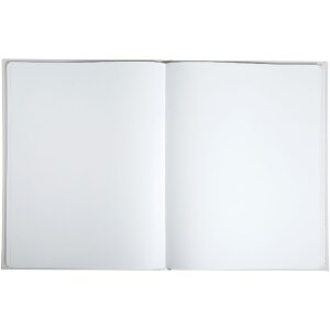 Exacompta 47689E Guestbook 100 pages silver 27x22cm ivory