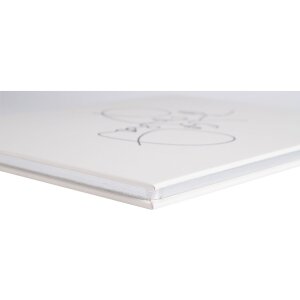 Exacompta 47689E Guestbook 100 pages silver 27x22cm ivory