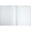 Exacompta 47689E Guestbook 100 pages silver 27x22cm ivory