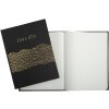 Exacompta guestbook ARAMY 27x22 cm 100 pages gold edge black