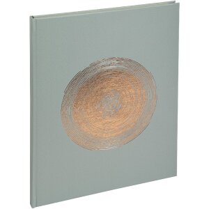 Exacompta 47982E Guestbook 100 pages Gold Ellipse Green...