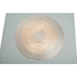 Exacompta 47982E Guestbook 100 pages Gold Ellipse Green 27x22cm