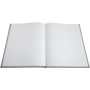 Exacompta 47984E Guestbook 100 pages Gold Ellipse Grey 27x22 cm