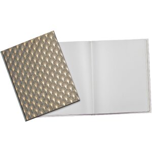 Exacompta 47985E Guestbook 100 pages gold edge Néo Déco black