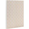 Exacompta 47987E Guestbook 100 pages gold edge Néo Déco White