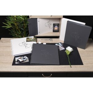 Exacompta 60248E Screw album 40 pages black 37x29cm Art black