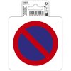 Exacompta 67057E Self-adhesive no parking sign 10x10 cm red PVC