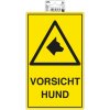 Exacompta 67068B Sign self-adhesive Caution dog yellow 25x15 cm PVC