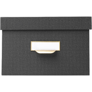 Exacompta 79601E Office by me box set 3-piece black with label holder