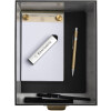 Exacompta 79601E Office by me box set 3-piece black with label holder