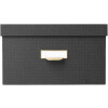 Exacompta 79601E Office by me box set 3-piece black with label holder