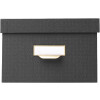 Exacompta 79601E Office by me box set 3-piece black with label holder