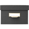 Exacompta 79601E Office by me box set 3-piece black with label holder